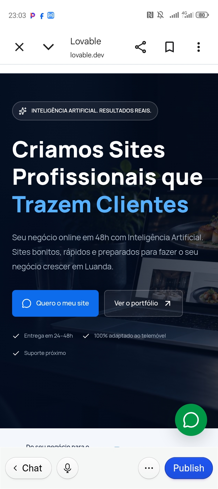 FMA web IA - Cazenga - Marketing
