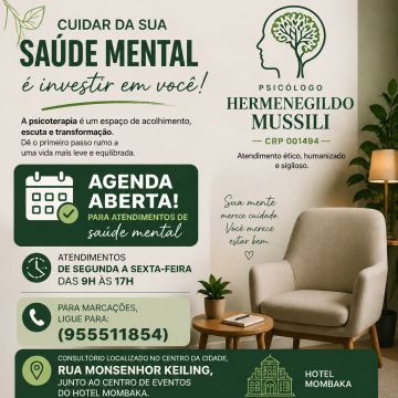Dr Hermenegildo Mussili - Benguela - Psicoterapia