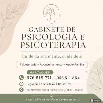 Dr Hermenegildo Mussili - Benguela - Psicoterapia