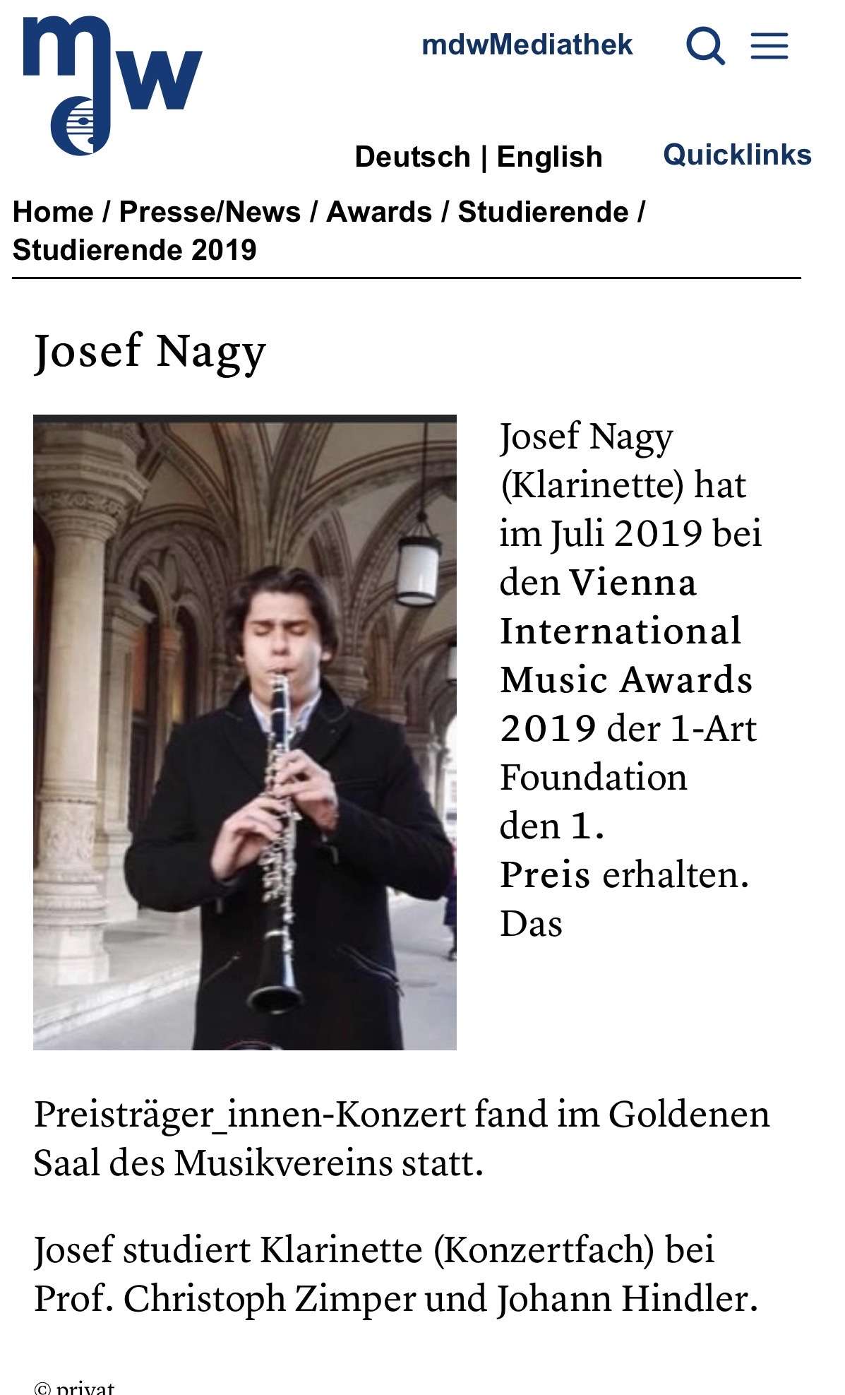Nagy - Wien - Solomusiker