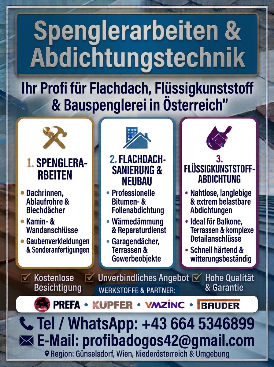 Spenglertechnik & Abdichtung - Baden - Foundation Repair