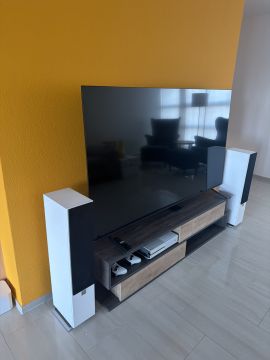 Techniker für Fernseher Wandmontage