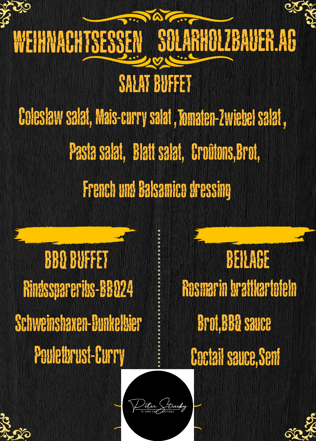 Peter Strásky Private Chef-Catering - Thun - Kochkurse