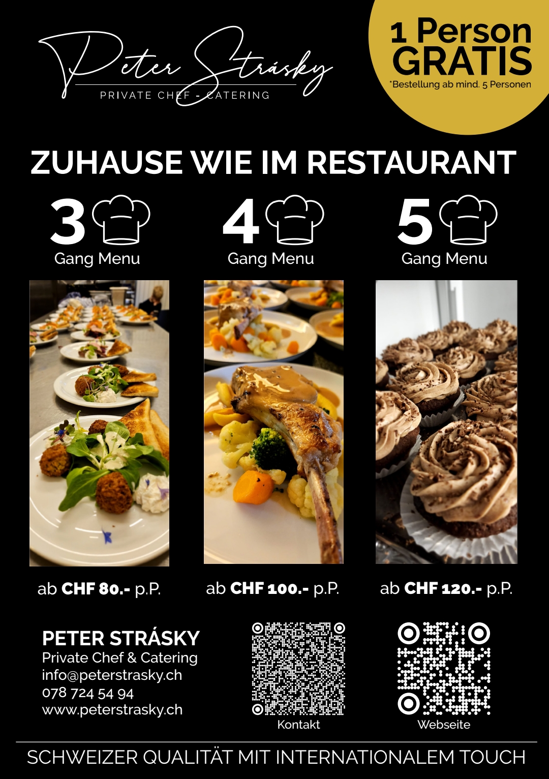 Peter Strásky Private Chef-Catering - Thun - Einladungen und Gastgeschenke