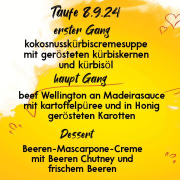 Peter Strásky Private Chef-Catering - Thun - Hochzeit - Serviceleistungen