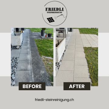Friedli Steinreinigung - Lengnau - Garage reinigen