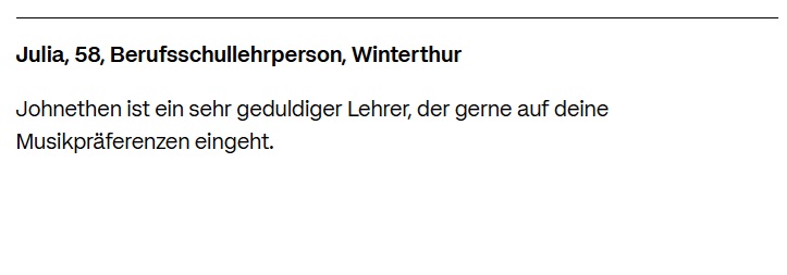 Johnethen Fuchs - Winterthur - Cours de cor