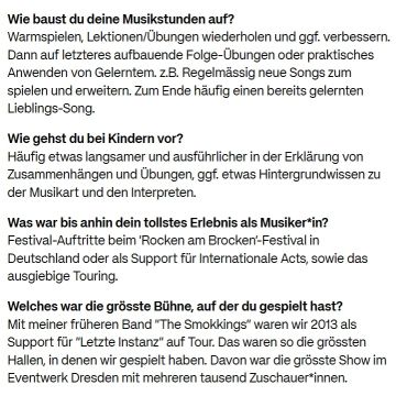 Johnethen Fuchs - Winterthur - Cours de violon