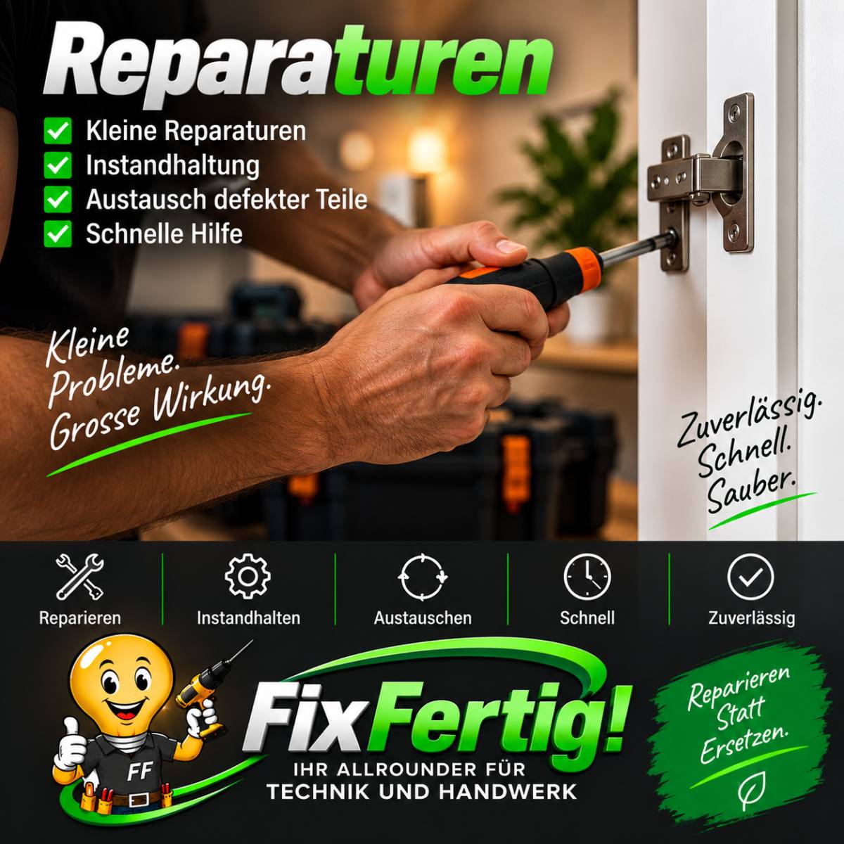 Fix Fertig! – Technik · Montage · Reparatur - Dielsdorf - Entretien et réparation de terrasse
