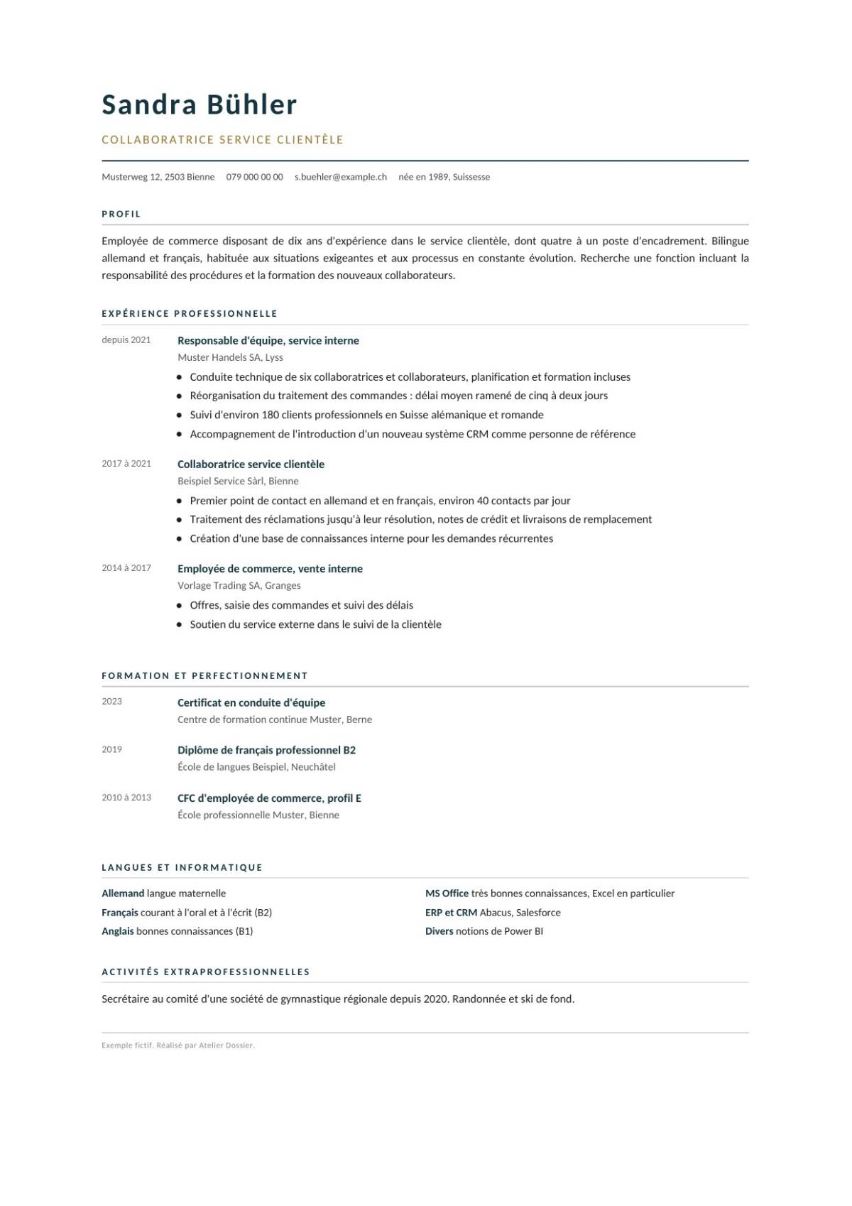 Atelier Dossier - Biel - Webinhalte schreiben