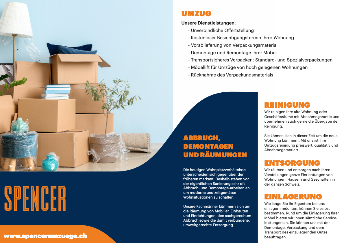 spencerumzuege - Zürich - Geruchsbeseitigung
