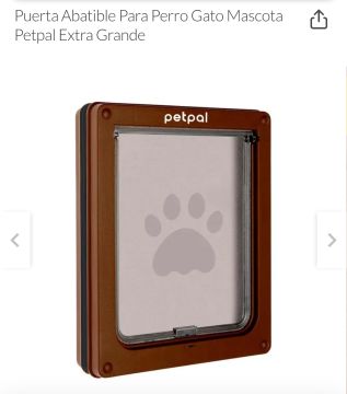 Instalación de la puertas para mascotas