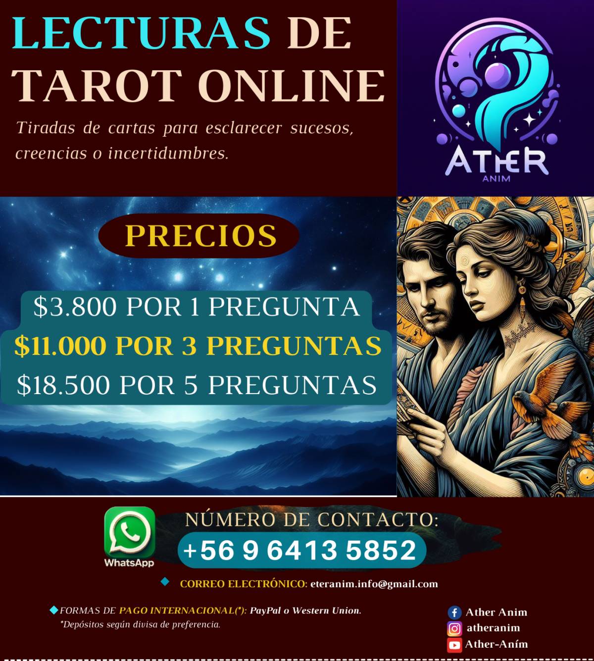 Diego Ather-Aním - Santiago - Espectáculo de lector del tarot