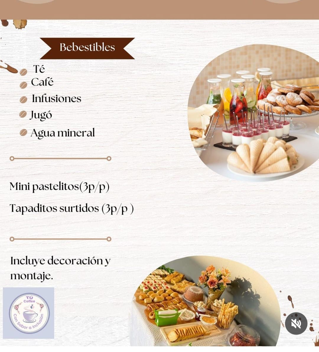 Con sabor a Inclusión Tu coffee - Los Andes - Corporate Dinner Catering