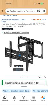 Techniker für Fernseher Wandmontage