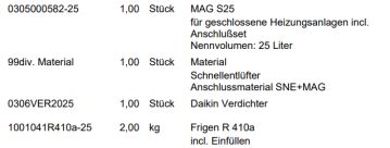 Techniker für Wärmepumpen