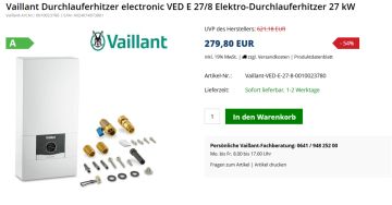 Heizkessel und Warmwasserbereiter
