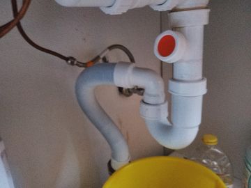Handwerker für Waschbecken