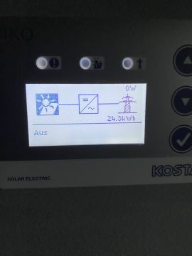 Reparatur einer Solaranlage / Photovoltaikanlage