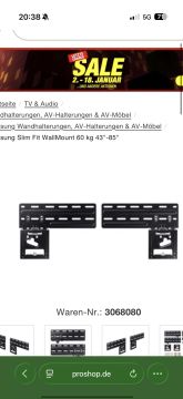Techniker für Fernseher Wandmontage