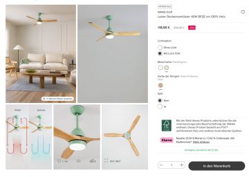Montageservice für Deckenventilatoren