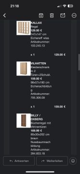IKEA Möbelaufbau