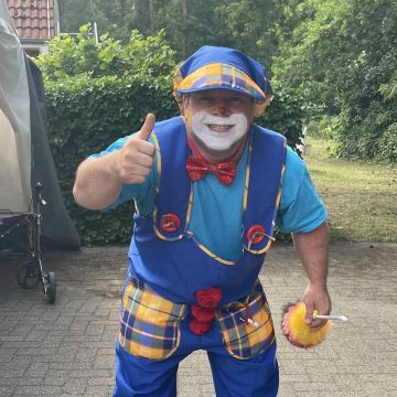 Clown Peppino für Kindergeburtstag - Hamburg - Animation - Clowns