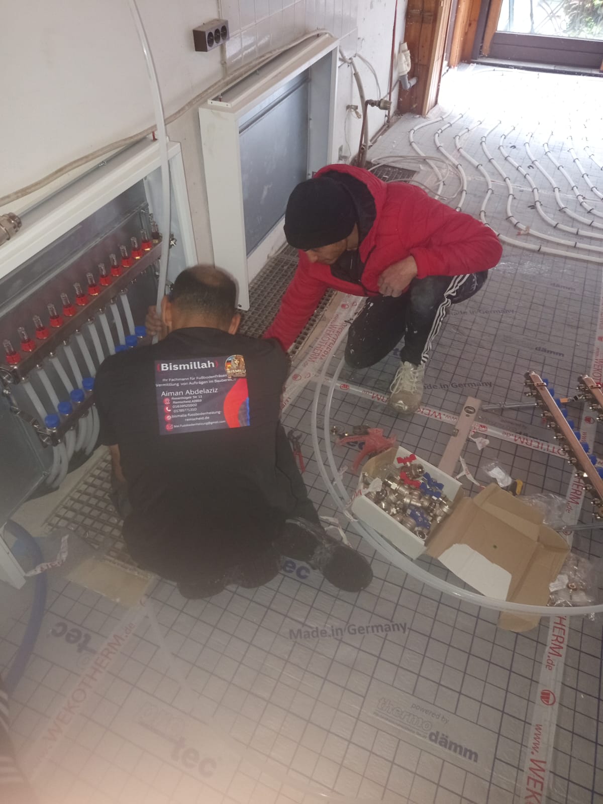 Bismillah – Fußbodenheizung & Wärmepumpe - Remscheid - Thermostat installieren
