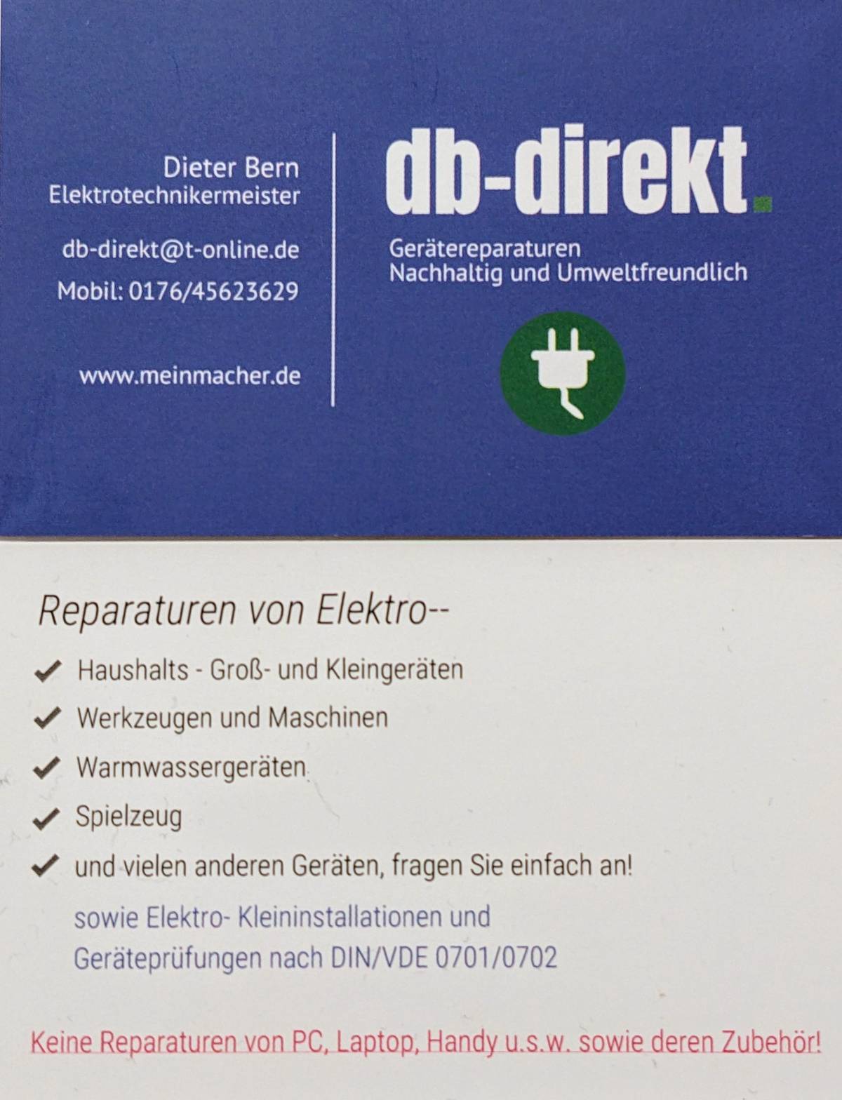 db-direkt - Rendsburg-Eckernförde - Réparation d'aspirateurs