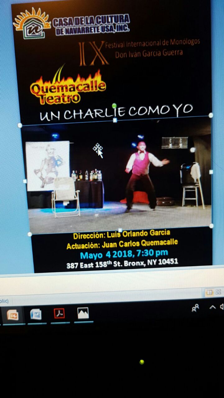 Luis Orlando García-Licenciado en Artes Escénicas. - La Otra Banda - Theater and Entertainment Lessons