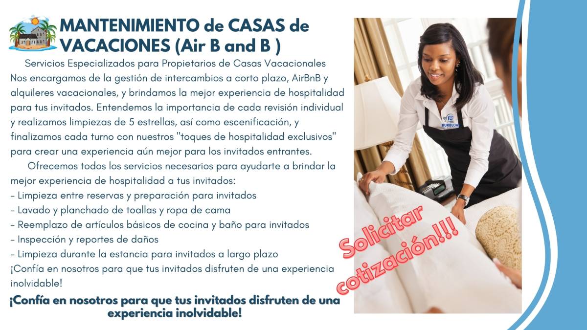 Burbujas Tropical - La Romana - Deep or Spring Cleaning
