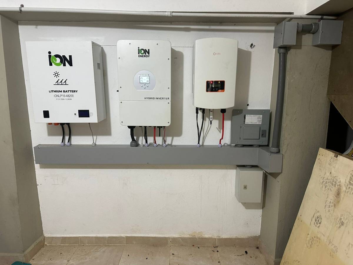Vía solar - Santiago - Wiring