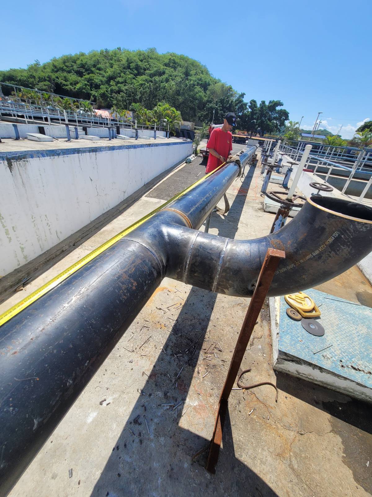 Luis alfonso cabrera - San Rafael del Yuma - Instalación de glorietas