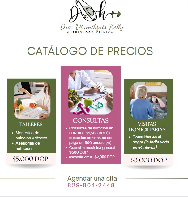 Dra. Diumy Kelly Nutricionista - Santo Domingo Norte - Personal Training