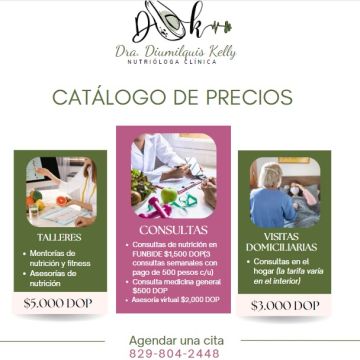 Dra. Diumy Kelly Nutricionista - Santo Domingo Norte - Personal Training