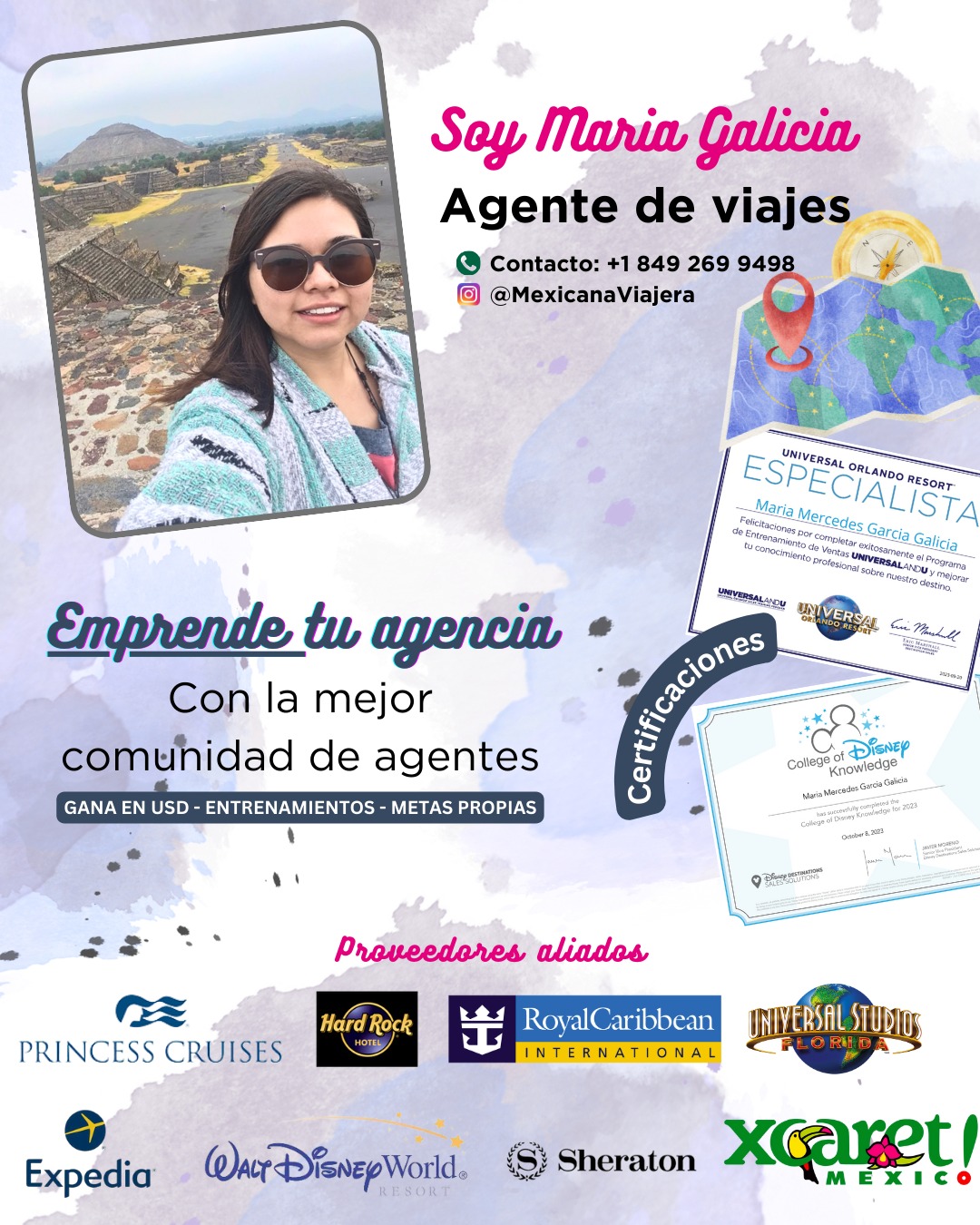 María Galicia - Agente de viajes y Consultorías - Santo Domingo Oeste - Edición