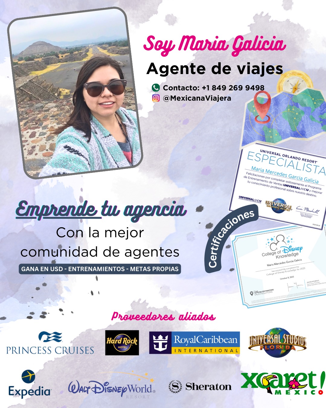 María Galicia - Agente de viajes y Consultorías - Santo Domingo Oeste - Editing