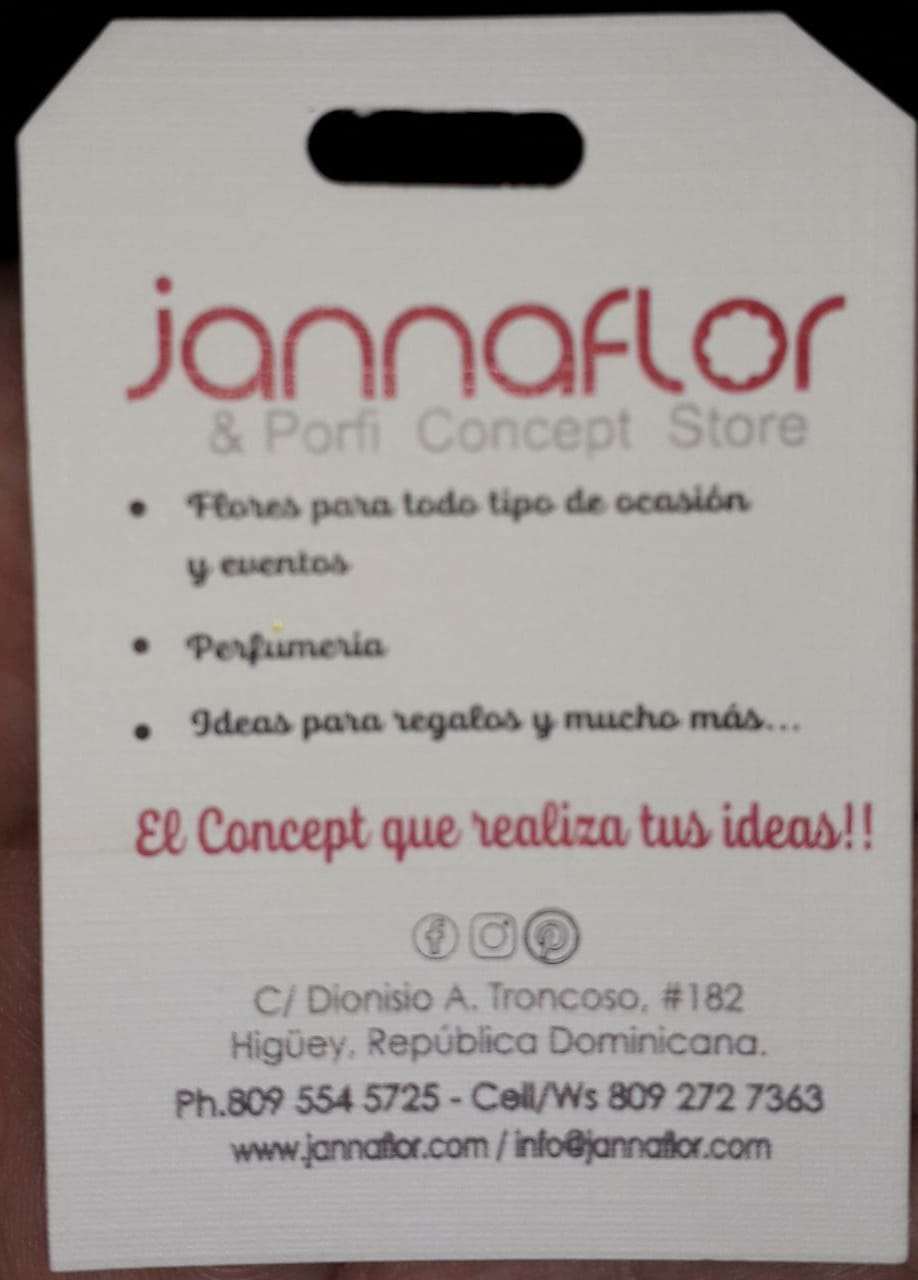 JANNAFLOR &.Porfi Concept Store - San Rafael del Yuma - Florista de eventos