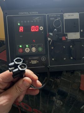 Electricista para la reparación de generadores