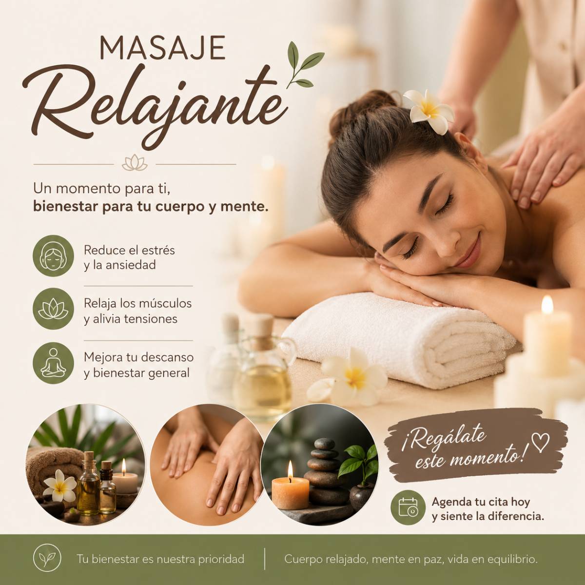 Masajes - Madrid - Massagem com Pedras Quentes