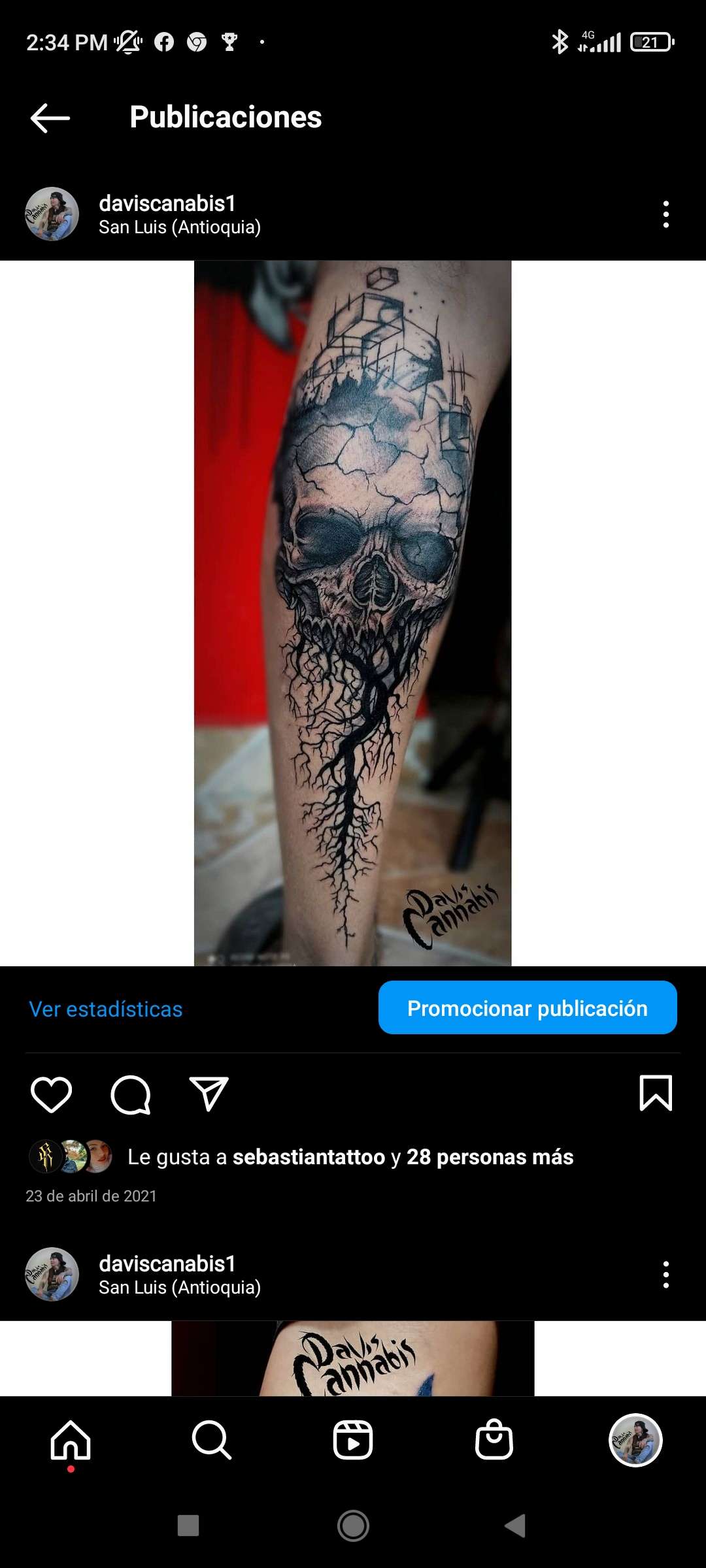 davis cannabis tattoo art - Madrid - Tiendas de piercings