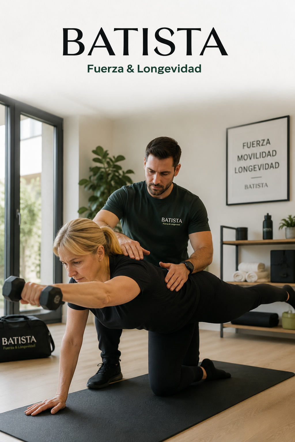 Batista-Fuerza y Longevidad - Madrid - Coaching de Fitness Privado (em Grupo)