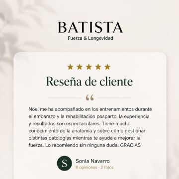 Batista-Fuerza y Longevidad - Madrid - Personal Training