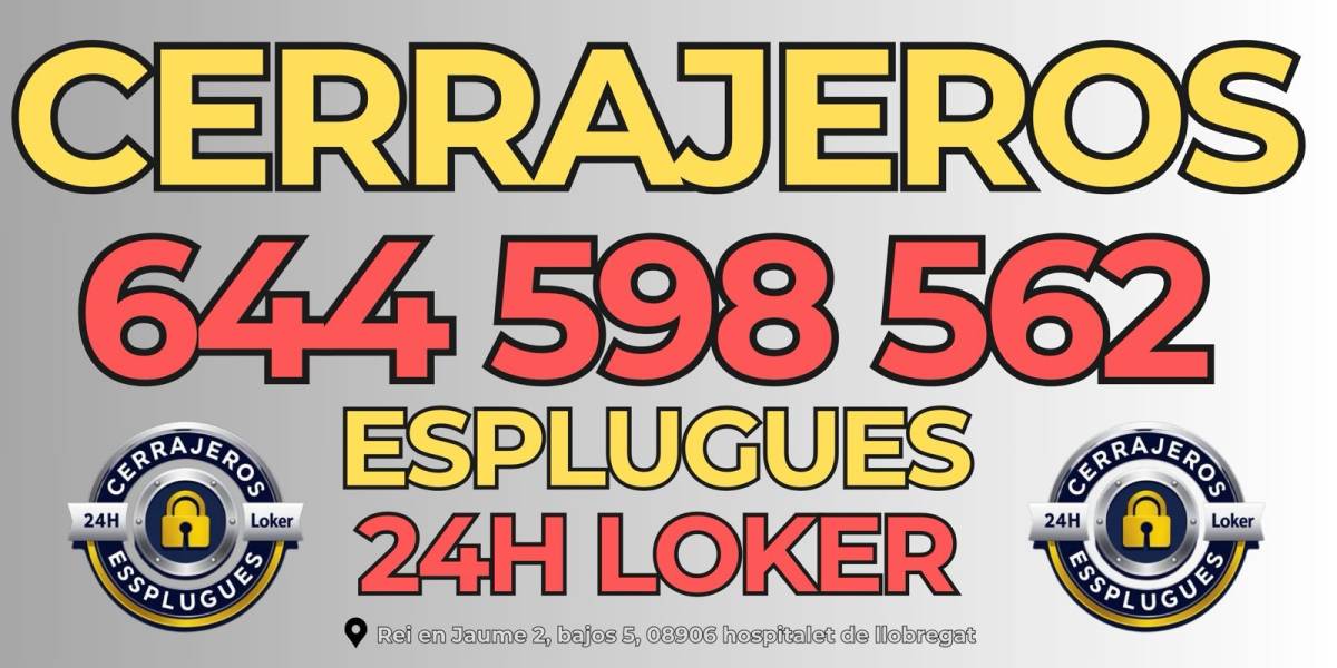 Cerrajeros Esplugues 24h Loker - L'Hospitalet de Llobregat - Reparación de puertas de garaje