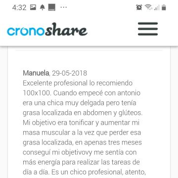 Antonio Martinez Vaquero - Valencia - Entrenamiento Personal Outdoor