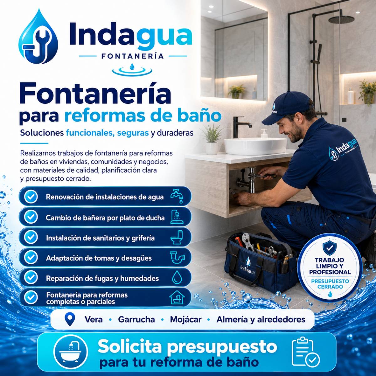 Fontanería Indagua - Vera - Outdoor Plumbing Repair or Maintenance