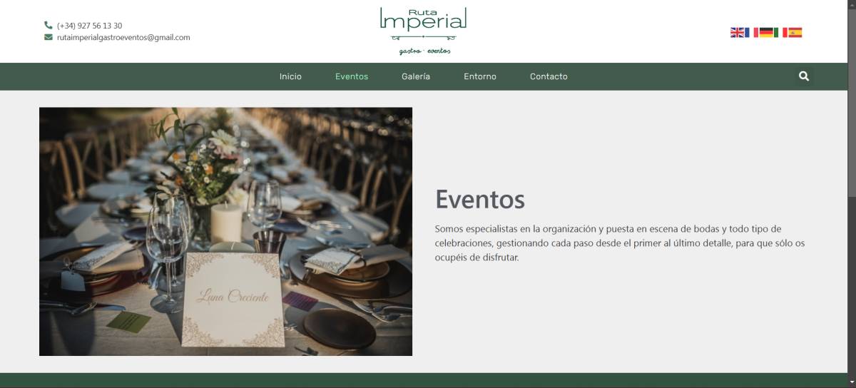2M Comunicacion - Jarandilla de la Vera - Diseño web