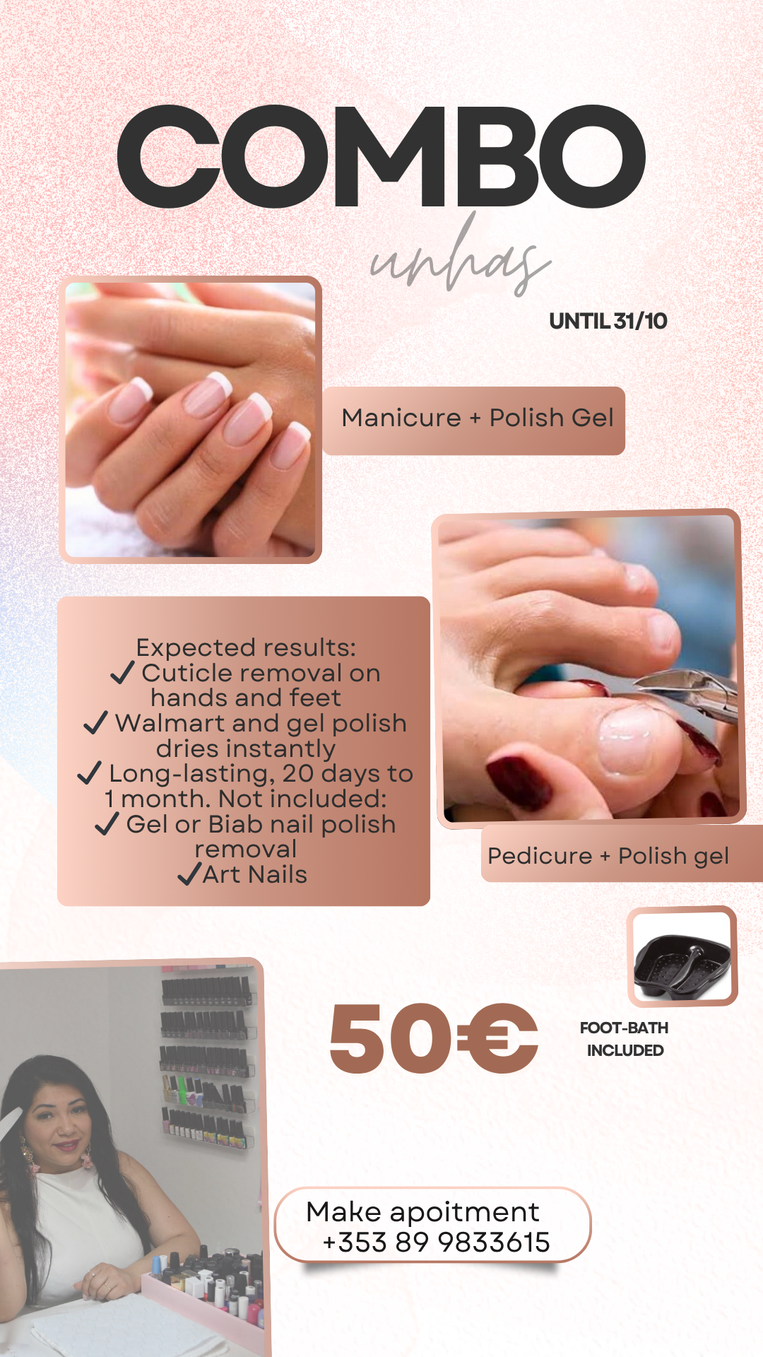 Brazilian Beauty by Gessy Pereira - Dublin - Manicura y pedicura (para mujeres)