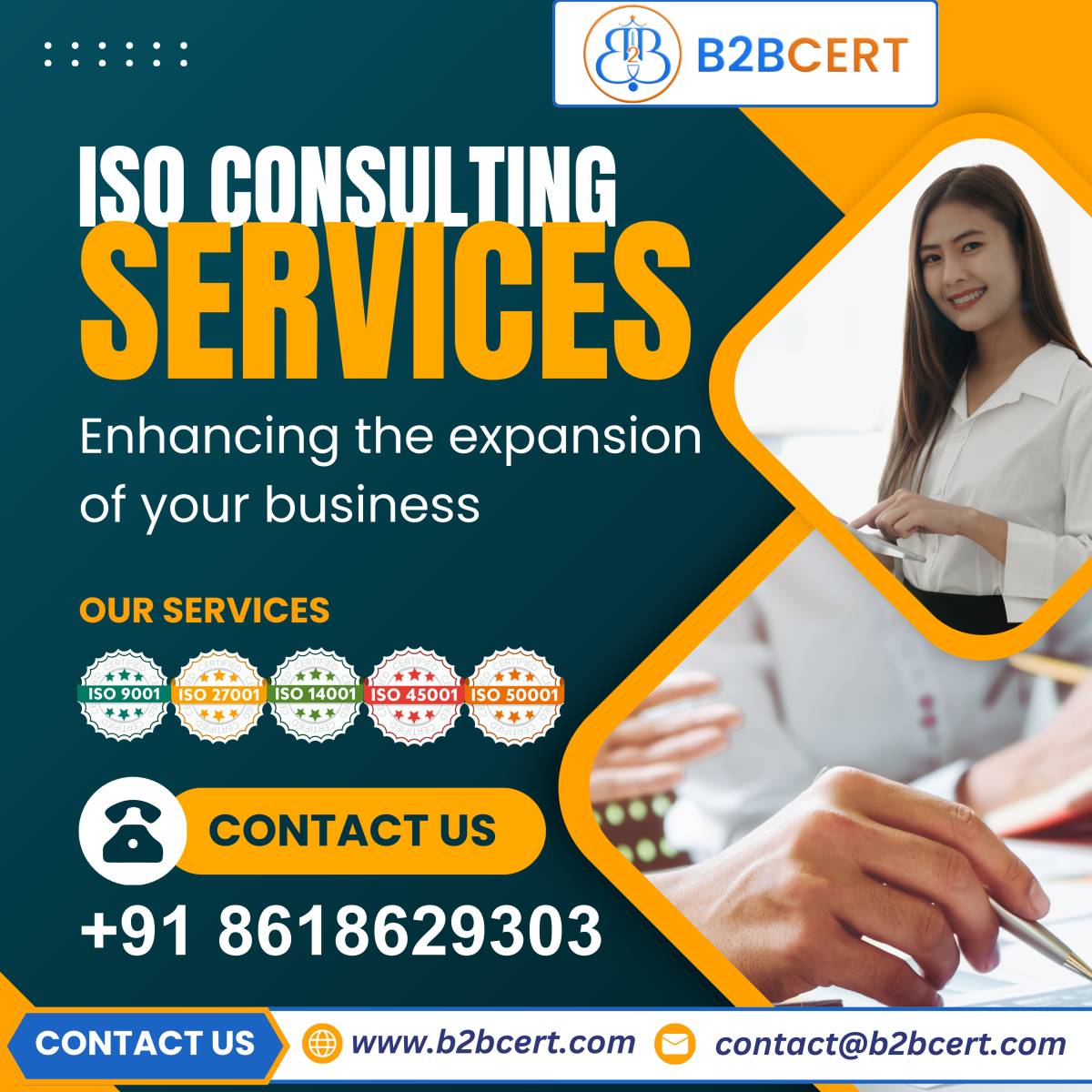 B2Bcert ISO consultants services in Bangalore - Bengaluru South - Customer Service Support