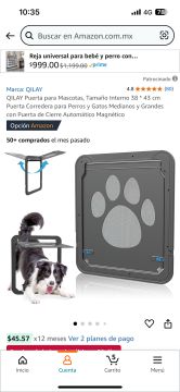 Instalador de puertas para mascotas